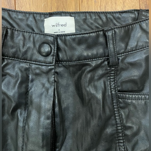 Aritzia Pants - Aritzia faux leather pants.